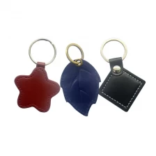 China Source factory custom rfid leather keychain id access card wholesale domestic m1 community access IC card manufacturer