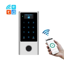 China Newest 10500 Big User Capacity RFID Biometric Fingerprint Reader,Tuya WiFi OLED Display Access Control System with screen manufacturer