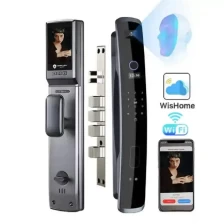 China Face Digital Fingerprint Biometric Lock Rfid IC Card Wifi App Home Security Door Lock Smart Lock manufacturer