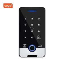 China oem smart waterproof keypad tuya wifi fingerprint door biometric access control system products manufacturer