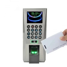 Cina ZK F18 Impronta digitale 125 KHZ Sistema di controllo accessi porta scheda TCP / IP Controllore accesso porta biometrico presenza 3.000 utenti produttore