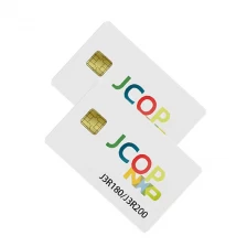 Cina Smart Card Java CPU ad alta sicurezza 40K JCOP J3R180 J3R200 banda magnetica Smart card Java rfid a contatto con doppia interfaccia produttore