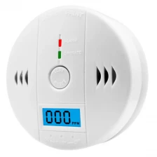 China Alarm Sensor Monoxide LCD Battery Operated CO Detector Home Safety manufacturer