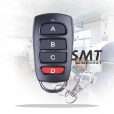 China Good price for 4-button wireless remote control 433mhz 315mhz duplicate type learning type RF gate spare remote control manufacturer