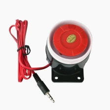 China DC 12V Wired Mini Horn Siren Home Security Sound Alarm System 120dB Anti-theft Alarm Horn Wired Durable Alarm For Home Security manufacturer