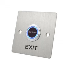 porcelana Acero inoxidable No Touch Door Botón de salida de liberación no/NC/COM Sensor Interruptor con indicador de LED para el control de acceso fabricante