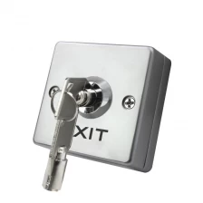 porcelana No/NC/COM Botón de liberación de la salida con el botón de salida de la tecla Push Switches para la compuerta DC12V-24V con el cuadro posterior fabricante