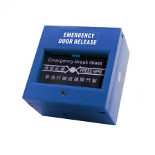 porcelana Botón Interruptor de emergencia Puerta de emergencia Puerta Salida Botón Botón de alarma de rotura de vidrio para control de acceso a la puerta Red amarillo blanco verde fabricante