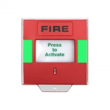 porcelana Sistema de alarma de seguridad Puerta de emergencia Liberación cuadrada Manual de llamada de vidrio de break de emergencia Direccionable fabricante