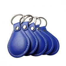 Chine 13.56 MHz F08 Logo personnalisé Keyfob Keyfob Ultralight NFC KeyTag RFID Le cuir Key Tag fabricant
