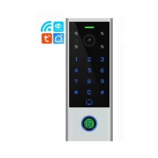 Çin Tuya Akıllı Uzaktan Kumanda WiFi Duplex Video Intercom Parmak İzi Erişim Kontrol Sistemi üretici firma