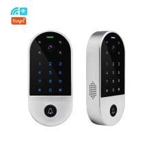 porcelana Control de acceso de cámara de video de video más reciente RFID Android y iOS móvil Tuya App 2.4G Sistema de intercomunicador de video Wifi Door Wifi fabricante