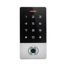 China Biometrie Fingerabdrucksensor Fingerabdruck Reader Access Control Tastatur RFID Access Control Card Reader für den Außenbereich Hersteller