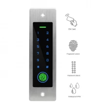 Çin Su Geçirmez IP66 Bağımsız Okuyucu Metal Kılıfı Gömülü RFID 2000 Kullanıcılar Wiegand ile Erişim Kontrolü üretici firma