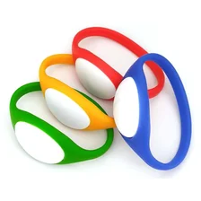 China China Cheap Wholesale Silicone RFID Wristbands Manufacturers,  Shenzhen RFID Programmable Reusable Proximity Event RFID Wristbands Factory manufacturer