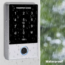 Китай Китай Автономный RFID-контроллер по отпечаткам пальцев, клавиатура, считыватель карт, дверная система безопасности, 125 кГц EM RFID-контроллер, заводской поставщик производителя