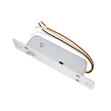 China Keyless Electric Mortise Lock with Adjustable Delay 12V/24V DC Electronic Bolt Lock Safety Device for Access Control manufacturer