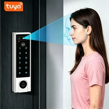 China China Factory Wholesale IP66 Facial Recognition Access System Tuya WiFi Face Reader with Keypad & RFID Card Outdoor Building Access Control manufacturer