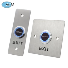 China Stainless steel No Touch Door Release Exit Button NO/NC/COM Sensor Switch with LED Indicator for Access Control manufacturer