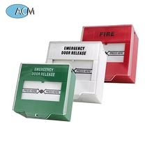 China China Factory DPDT Resettable Break Glass Emergency Switch Fire Glass Breaker Door Release Button for Access Control System manufacturer