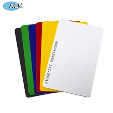 China China Factory 125kHz TK4100 PVC Blank RFID Card White Plastic Proximity Smart Card manufacturer
