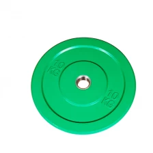 porcelana Placas de peso de goma de color placas de parachoques de fitness fabricante