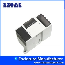 中国 高品质DIN导轨塑料盒与plc接线端子块AK-DR-18 110x65x50mm 制造商