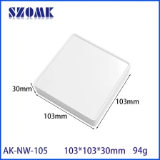 China AK-NW-105 Diy Plastic Case For Network Modules Iot Device Plastic Housing 103*103*30mm manufacturer