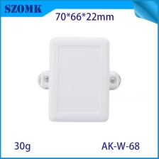 中国 AK-W-68白色法兰物联网接线盒外壳箱塑料箱塑料项目框，用于电路板项目70*66*22mm 制造商
