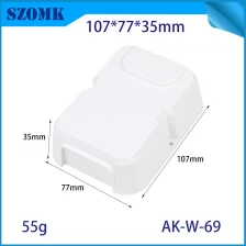 中国 AK-W-69电子DIY电线连接盒壁挂栏固定式PCBS塑料接线盒105*75*30mm 制造商