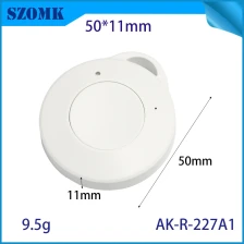 China 50*11mm AK-R-227 Rastreador GPS Gabinete de plástico para localizador rastreador para chaves de carro carteiras animais de estimação fabricante