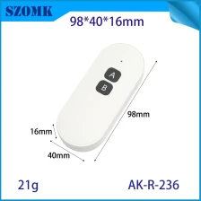 Китай 98*40*16 мм AK-R-236 433 МГц Радиочастотный (Rf) беспроводной пульт дистанционного управления пластиковый корпус с двумя кнопками «A» и «B» производителя