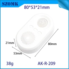 Cina 80*53*21mm AK-R-209 80*53*21mm Abs Alloggiamento interruttore Corridoio Ascensore Corpo umano Tipo-C Smart Home Radar Induzione a infrarossi Alloggiamento allarme in plastica per porta produttore