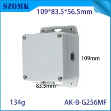 porcelana Caja de conexiones de policarbonato impermeable IP65 con perforación de 109x83,5x56,5 MM, carcasa eléctrica para exteriores, carcasa de montaje en pared fabricante