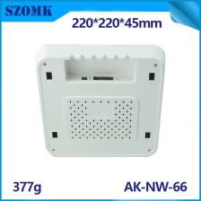 porcelana SZOMK gateway Wifi gsm caja de plástico caja de enrutador inalámbrico para dispositivo electrónico iot AK-NW-66/220*220*44mm fabricante