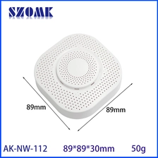 China AK-NW-112 Fernbedienung Kunststoffgehäuse ABS Kompaktes Sensorgehäuse für Temperatur- und Feuchtigkeitssensor 89 * 89 * 30 mm Hersteller