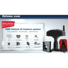 China Richmor H.264 hard compression Dashcam +R-watch +ADAS camear Realize real-time alarm reminder function manufacturer