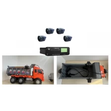 China Richmor full view camera 360 panoramic camera support connect vehicle platform debugging APP 4g mobile dvr MDVR 360-degree detection without blind spots manufacturer