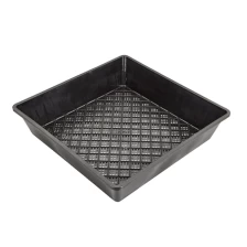 China Black PP Plastic Square Mesh Grid Garden Indoor Microgreen Growing Seed Germination Tray manufacturer