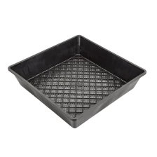 Chine Plateau de germination de graines de jardin Microgreen d'intérieur de jardin de grille de maille carrée en plastique noir de pp fabricant