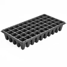 China China Cheap Black PS Plastic Greenhouse Seed Seedling Deep Plug 72 Cell Tray For Plants manufacturer