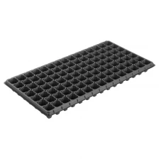 Chine 105 Cellules PS Plastique Noir Serre Pépinière Chili Pepper Semences De Maïs Starter Appartements Semis Plateau fabricant