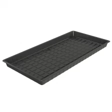 China Black Deep Modular 4x8 Heavy Duty Plastic Hydroponic Farm Garden Greenhouse Plant Trays manufacturer