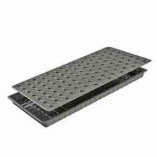 China 4 by 8 ABS Plastic Modern Greenhouse Farming Hydroponic Flood and Drain Plant Tray With Lid manufacturer