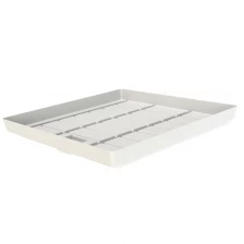 China White Black Grey 2x2 Plastic Hydroponic Fodder Grow Flood tray For Plants manufacturer