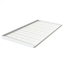 China Custom Large Sloped Self Drain 4x8 ABS Plastic Greenhouse Shelf Trays For Growing Plants manufacturer