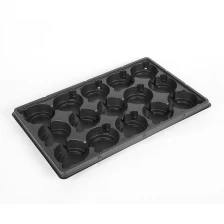 China Custom Large Heavy Duty Reusable Black Plastic Plant Seed Starting Greenhouse Soil Trays manufacturer