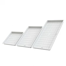 China Custom 3 x 6 4x8 Deep Large ABS Plastic Hydroponics Tray for Greenhouse Lettuce manufacturer