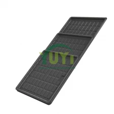 China OEM NFT Green House Growing 2x4 3x3 4x4 4x8 Large Sizes Plastic Hydroponic Cultivation Table With Drain manufacturer