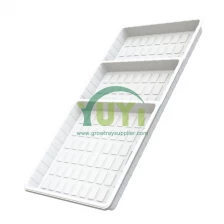 China 2x4 3x3 4x4 4x8 Microgreens Multilayer Grow Table White Black Plastic Shallow Hydroponic Ebb Flow Tray manufacturer